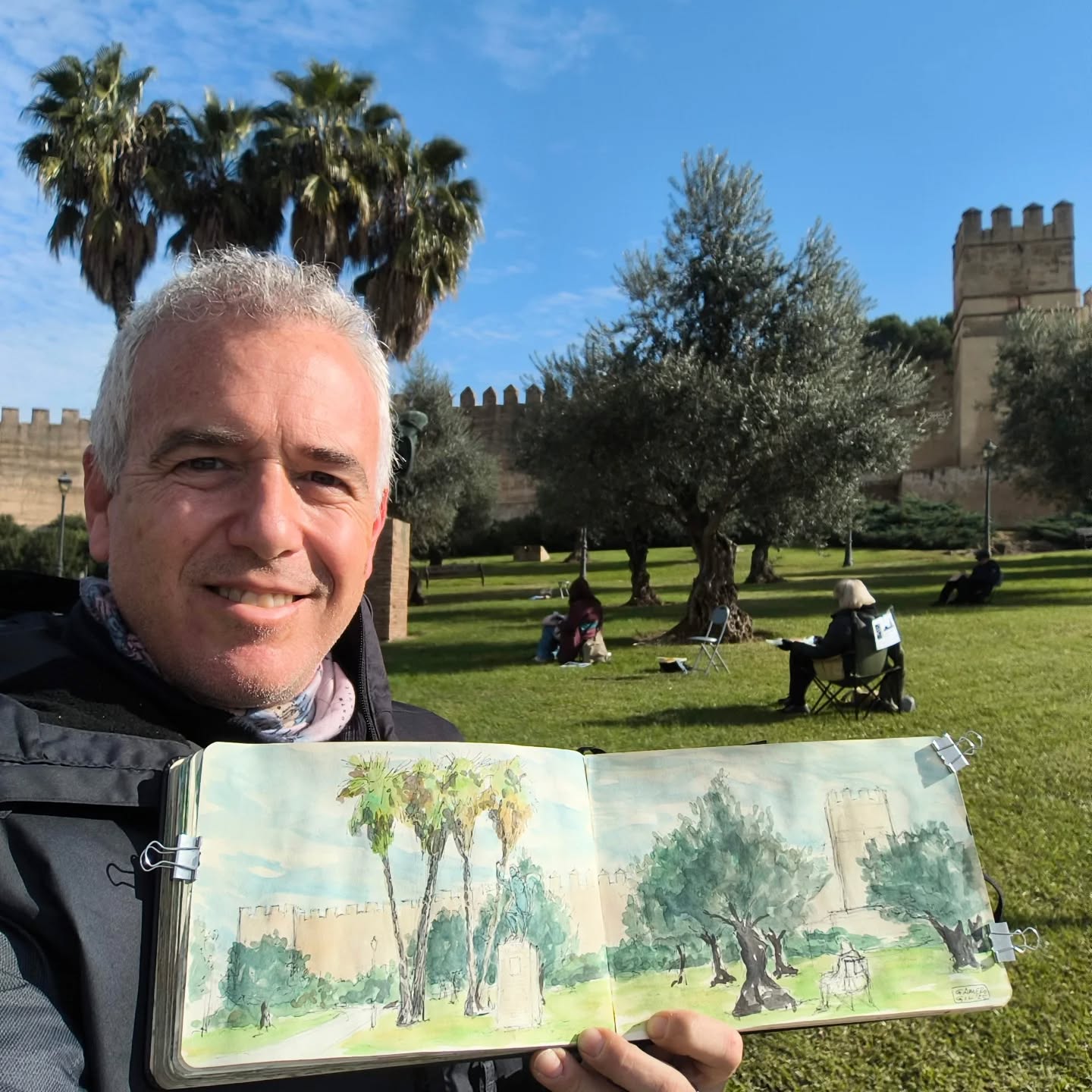 Ilustración de un cuaderno de Gamero Gil